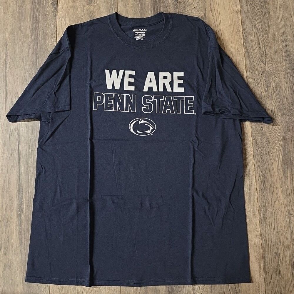 Penn State Nittany Lions WE ARE Gildan T-shirt Mens XL Blue Short Sleeve